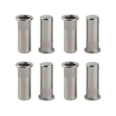 Image of LJFMDLN 80pcs Flat Head Rivet Nuts Sealed Stainless Steel Blind Threaded Inserts Nut Closed End Hermetic Waterproof (Color : M10)