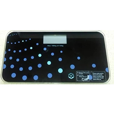 Image of NewlineNY SBB0721M NYTW Digital Mini Travel Bathroom Scale, Trendy Wave