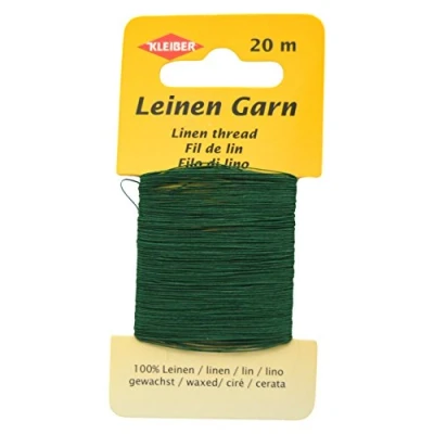 Image of Kleiber Linen Thread, Green, 11.8x6.2x0.4 cm