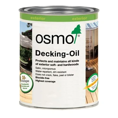 Image of Osmo Decking Oil Teak (750ml, 004 Douglas Fir)