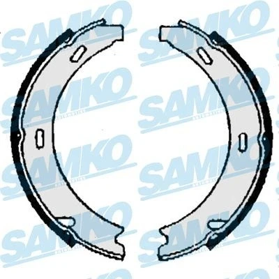 Image of 1404200420, 1404200820, 1404200920, 2104200320, A1404200420 Handbrake Shoes LPR 06870 MERCEDES BENZ: W124 Estate, S Class Saloon, E T modell