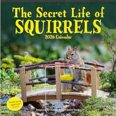 Image of Secret Life of Squirrels Wall Calendar 2026