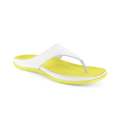 Image of Strive Ilya Women&#039;s Supportive Toe Post Sandals, White, 6 UK