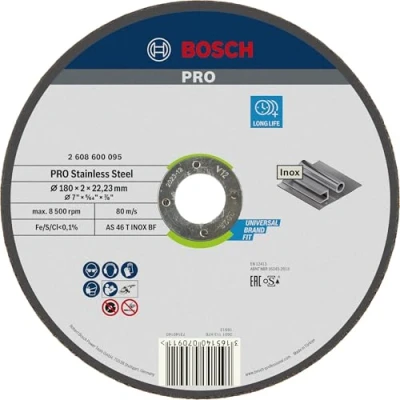 Image of Bosch Accessories 2608600095 Sanding Separator 180 x 2 mm for Steel