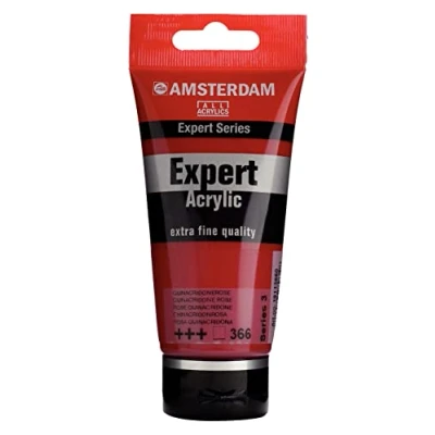 Image of Amsterdam Expert: Artists Acrylic Paint :75ml QUINACRIDONE ROSE (366) Series 3