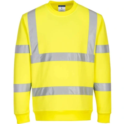 Image of Portwest Eco Hi vis Sweatshirt (EC13) Yellow 4XL