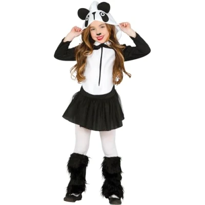 Image of FIESTAS GUIRCA Girl Panda Costume 3 4 Years