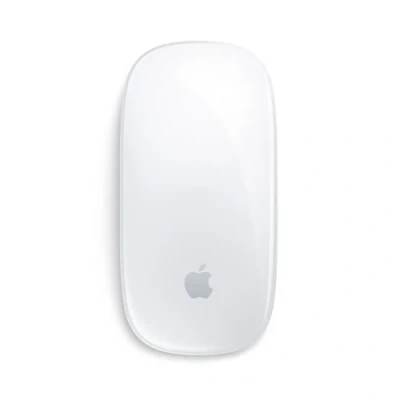 Image of Apple Magic Mouse: Bluetooth, rechargeable. Works with Mac or iPad; White, Multi Touch surface (USB C​​​​)​