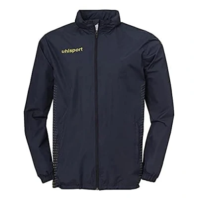 Image of Uhlsport Uhlsh Men Score Rain Jacket Men&#039;s Marine/Fluo Yellow, X Large