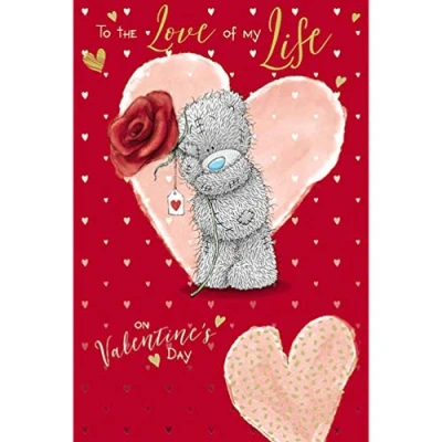 Image of Me To You Bear Love Of My Life Valentine&#039;s Day Card