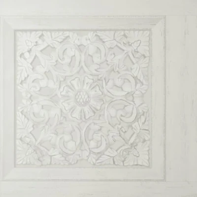 Image of Fine Decor UK Carved Panel Stone Grey