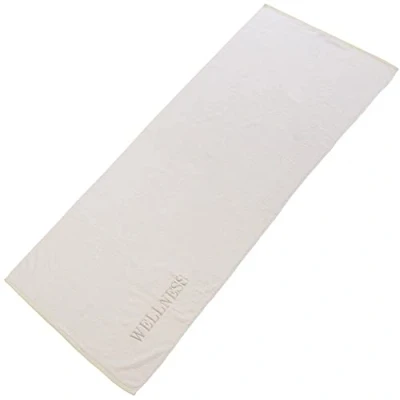 Image of aqua textil Sauna Towel 80 x 200 cm Towelling Plain White