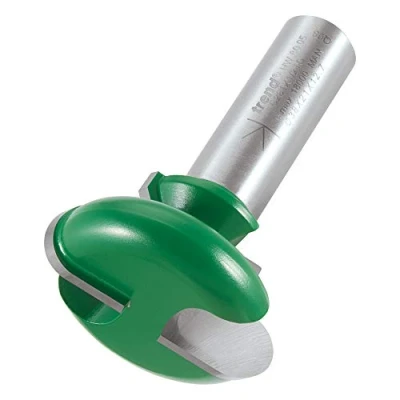 Image of Trend CraftPro Drawer Pull Router Cutter Bit, 1/2 Inch Shank, 38mm Cut Diameter &amp; 6.3mm Radius, Tungsten Carbide Tipped, C281X1/2TC