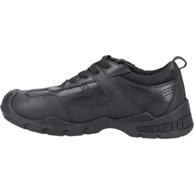 Image of Hush Puppies Travis JNR Shoe, Black, 13 UK
