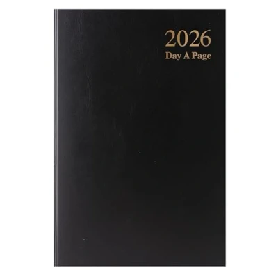 Image of 2026 A5 Diary Page per Day Black