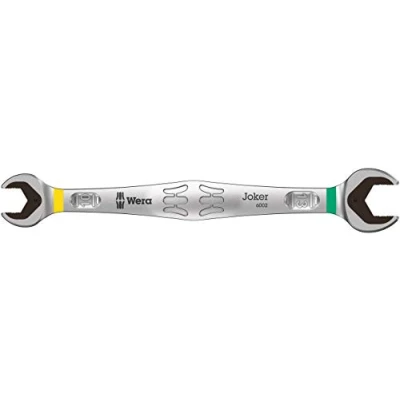 Image of Wera Joker Double Open End Spanner, 10/13 mm, 05003760001