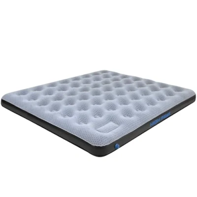 Image of High Peak Comfort Plus Unisex Outdoor Camping Air Bed available in Gray/blue/black X Large