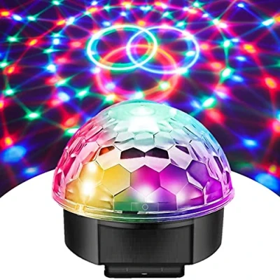 Image of Moonbeam Multi Colour LED Disco Ball Party Light (Single)