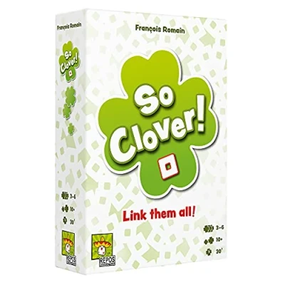 Image of Repos So Clover! Board Game 3 6 Players Ages 10+ 30 Minute Playing Time