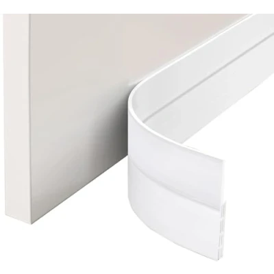 Image of EXTSUD 4 Pack Adhesive Under Door Sweep Weather Stripping Soundproof Rubber Bottom Seal Strip Draft Stopper Draught Excluder, 39&quot; Length x 2&quot; Width