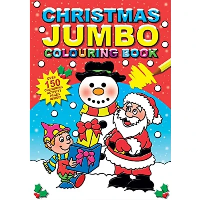 Image of Anilas Complete Christmas Activity Gifts &amp; Books Jumbo Colouring Book. (Perfect for Ages 3 8)