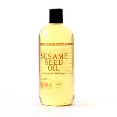 Image of Mystic Moments Sesame Seed Carrier Oil 500ml Pure &amp; Natural Perfect For Hair, Face, Nails, Aromatherapy, Massage and Dilution Vegan GMO Free