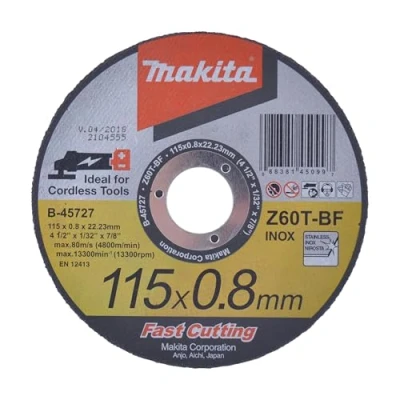 Image of Makita B 45727 Thin Cut Off Wheel 115 x 0.8 22