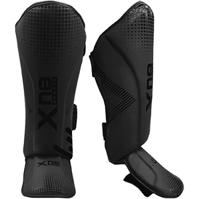 Image of XN8 Boxing Shin Guards MMA Pads Muay Thai Training Instep Leg Protector for Fighting Kickboxing Karate Martial Arts Taekwondo BJJ XL