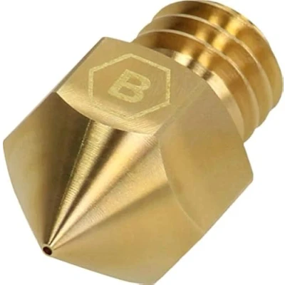Image of BROZZL MK8 Nozzle Brass 0.1 mm Diameter for Creality Ender 3, 3 Pro, CR 10, 10S 10101010