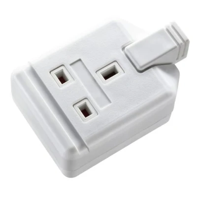 Image of Masterplug Heavy Duty Trailing Socket 1 Gang 13 A White ELS13W