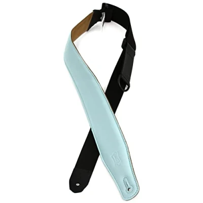Image of Levy&#039;s MRHGS AQU Right Height Garment Leather w Suede Backing Padded 2 1/2&quot; Aqua