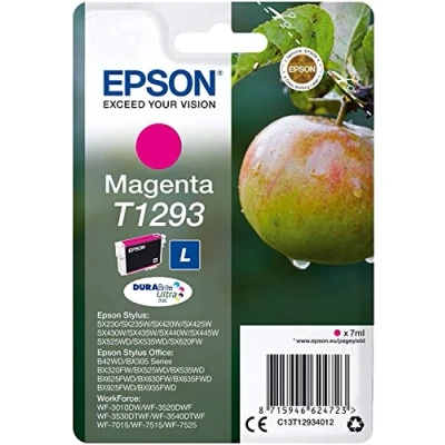 Image of Epson T1293 Ink Cartridge for SX230, Magenta, Genuine
