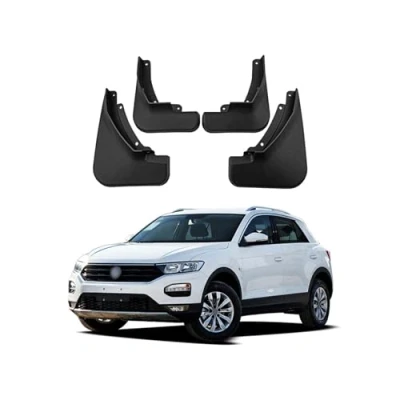 Image of YLOXFW Car Mud Flaps Mudguard Fender for VW T ROC 2018 2024 Front and Rear Mudflaps Splash Guards Heavy Duty Flares 4 PC Auto Accessories,Send 1 Wash Towel,2018 2022