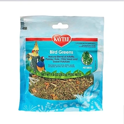 Image of KAYTEE PRODUCTS&quot;C 529082 All Birds Chia/Sweet Pota Foraging Treat Bird Greens, 1 oz