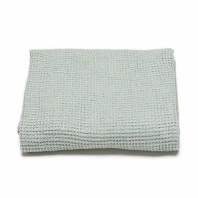 Image of LinenMe Linen Sea Foam Bath Towel Waffle Big, 100 x 160 cm