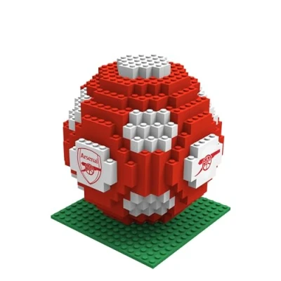 Image of FOCO Officially Licensed FC 3D BRXLZ Bricks XL Football Toy Model (various Teams) (Arsenal)