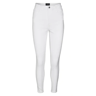 Image of VERO MODA Women&#039;s Vmsophia Hw Skinny J Soft Vi403 Ga Noos Jeans, Bright White, L