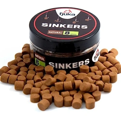 Image of Fjuka Sinkers 8mm Natural Hookbait Pot Tough, Hookable Bait Float &amp; Feeder