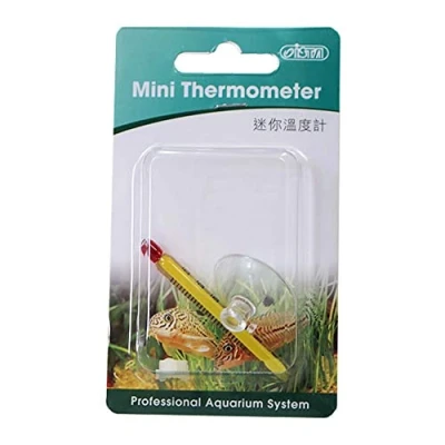 Image of Ista Mini Glass Thermometer Submersible Temperature Meter Nano Tank Aquarium
