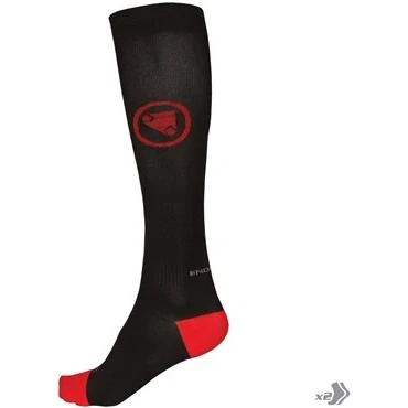 Image of Endura Compression Cycling Socks 2 Pack