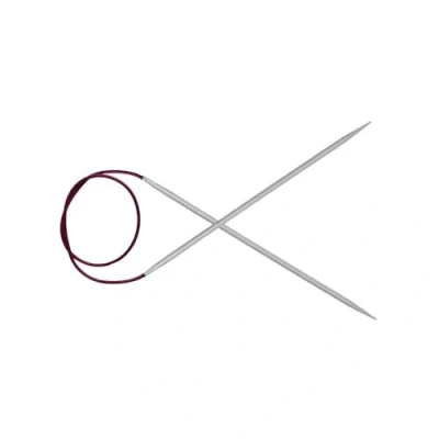 Image of KnitPro Basix Aluminium Circular Needle 150cm 4.50mm 1