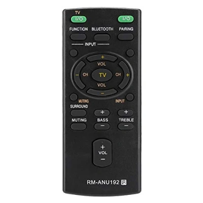 Image of ASHATA Replacement RM ANU192 Remote Control For Sony Sound Bar SACT60BT SS WCT60 SSWCT60 HT CT60BT HTCT60BT SA HTCT60 CT60, etc