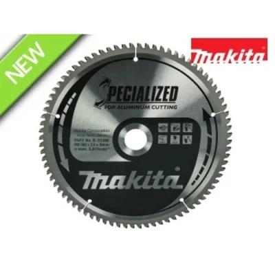 Image of Makita B 33386 Specialized Aluminium Cutting Saw Blade 260x30x80T