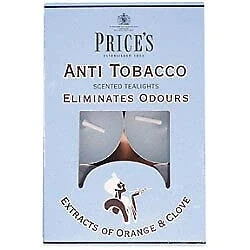 Image of Price&#039;s Candles FR141016 6 Piece Anti Tobacco Tealights