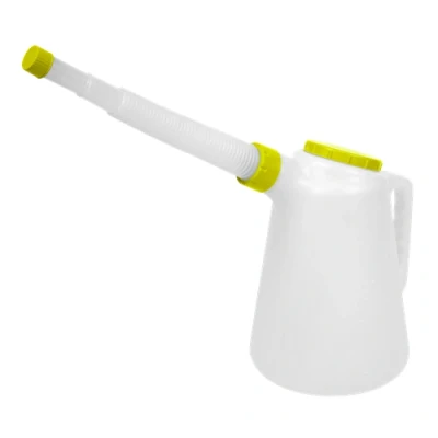 Image of Sealey Oil Container with Lime Lid &amp; Flexible Spout 5L
