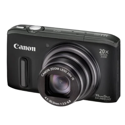 Image of Canon Powershot SX240 HS Digital Camera Black (12.1 MP, 20x Optical Zoom) 3.0 Inch LCD (Renewed)