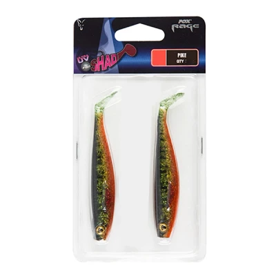 Image of Fox Rage Pro Shad Pack 14cm/5.5&quot; UV Pike (2pcs)