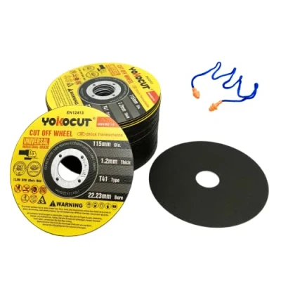Image of Cut Off Wheels 52 Piece, Metal and Stainless Steel Cutting Discs, 115mm x 1mm 22mm for Angle Grinders
