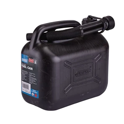 Image of Draper Plastic Fuel Can, 5L, Black