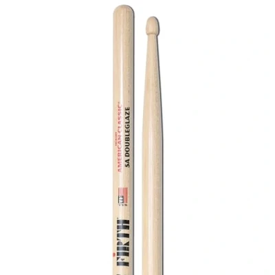 Image of Vic FIrth American Classic® Drumsticks 5ADG DoubleGlaze Hickory Wood Tip